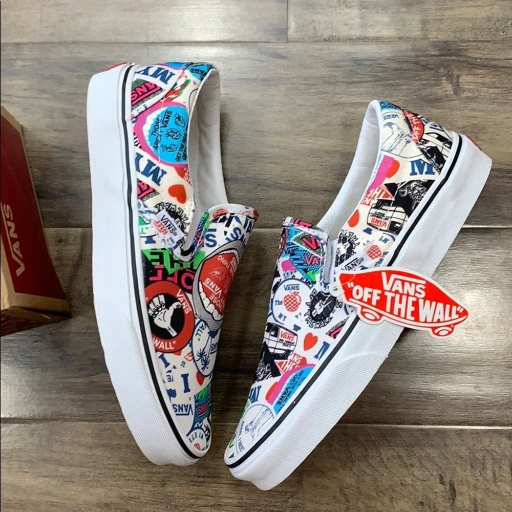 Vans WMNS Classic Slip-On Vans Mash Up Sticker Sneakers